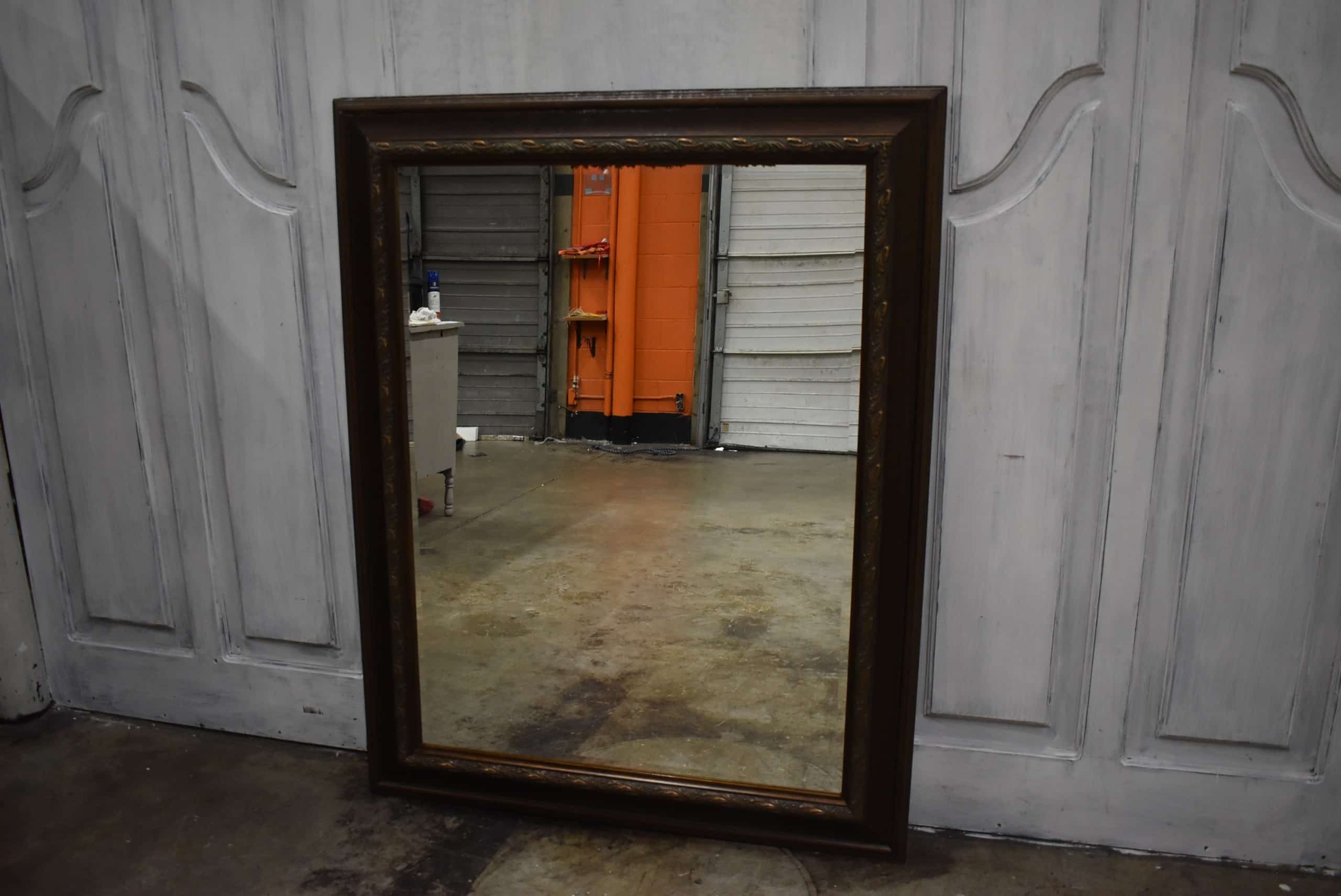 A-356Used Mirror 46 X 58 Bronze Finish Rectangular